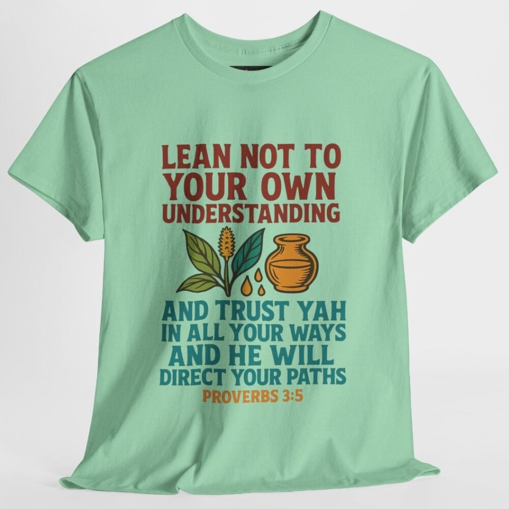 Faith Inspired Unisex Tee - Proverbs 3:5 Tee For Believers Of The Way